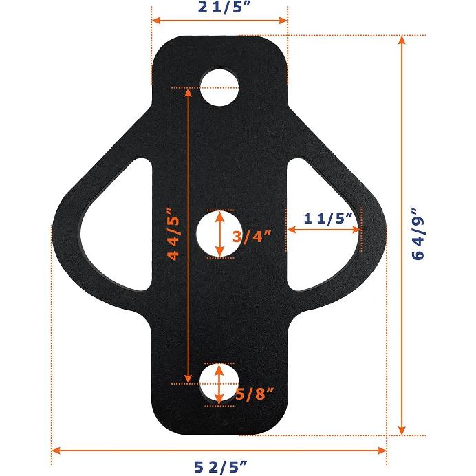 3-Way Trailer Hitch Adapter with Bolt Fit for ATV Lawn Mower Golf Cart Garden Tractor Flat Towing Tow Ball Mount
3-Way Trailer Hitch Adapter with Bolt Fit for ATV Lawn Mower Golf Cart Garden Tractor Flat Towing Tow Ball Mount