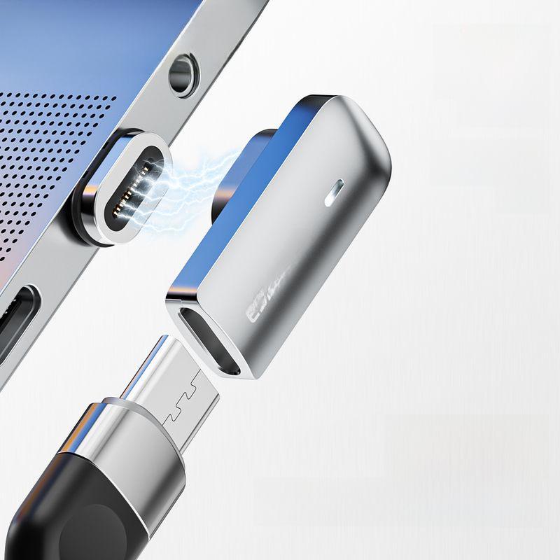 Магнитный адаптер Essager Sharp Series PD100W для быстрой зарядки ноутбуков, телефонов и планшетов
Магнитный адаптер Essager Sharp Series PD100W для быстрой зарядки ноутбуков, телефонов и планшетов