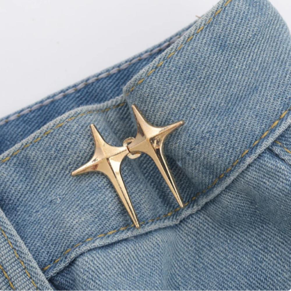No Sew Jeans Button Cross Star Shape Adjustable Clips Snap Button Detachable Button
No Sew Jeans Button Cross Star Shape Adjustable Clips Snap Button Detachable Button
