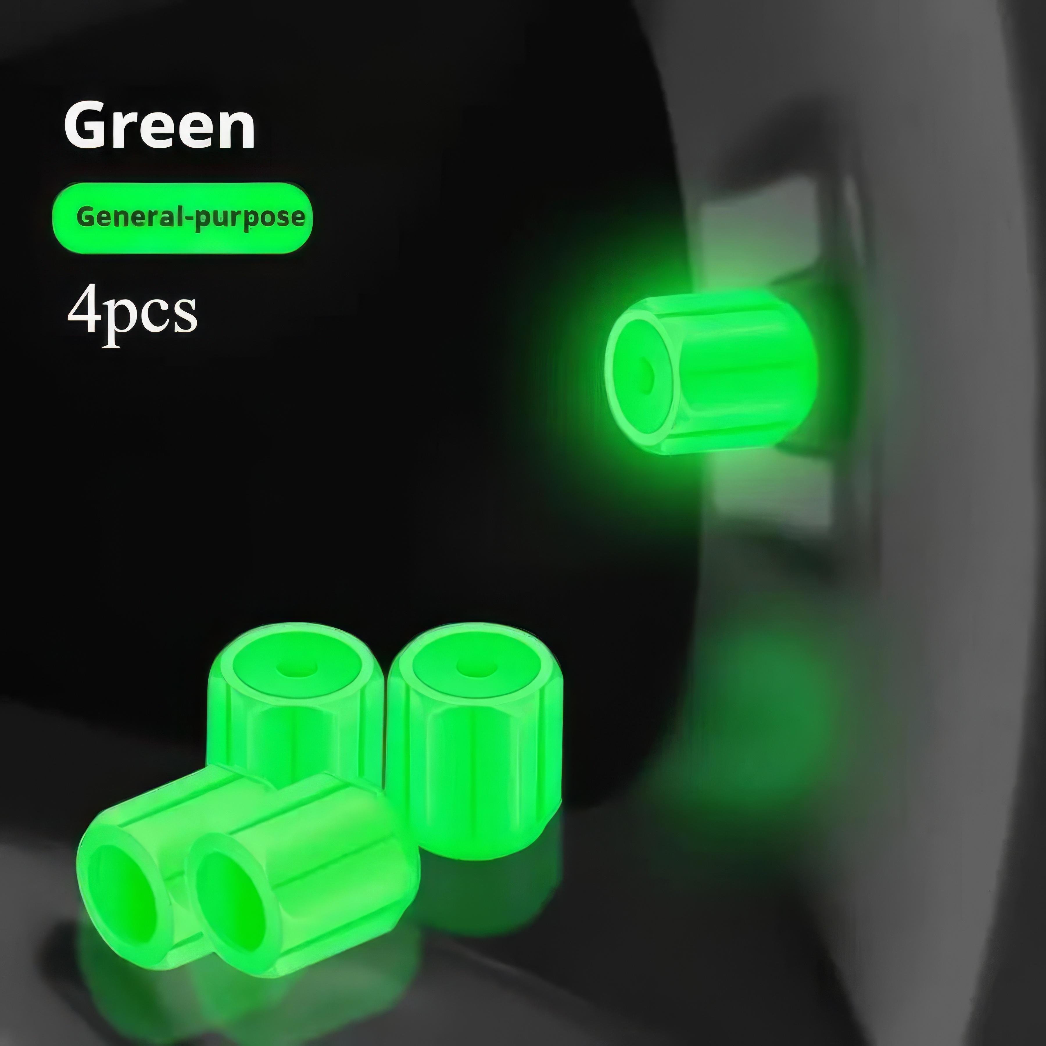 4 Pieces of Luminous Tire Valve Caps Green/blue/red, Durable Valve Covers, Luminous Caps, Suitable for Night Driving
4 Pieces of Luminous Tire Valve Caps Green/blue/red, Durable Valve Covers, Luminous Caps, Suitable for Night Driving