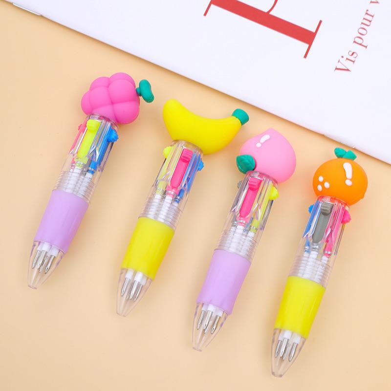 Cute Cartoon Four-Color Ballpoint Pen for Kids - Mini Student Back-to-School Stationery Gift
Cute Cartoon Four-Color Ballpoint Pen for Kids - Mini Student Back-to-School Stationery Gift