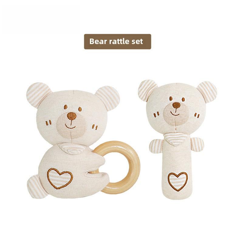 Набір дитячих брязкалець з органічної бавовни для 0-1 року - Іграшка для прорізування зубів та заспокоєння
Набір дитячих брязкалець з органічної бавовни для 0-1 року - Іграшка для прорізування зубів та заспокоєння