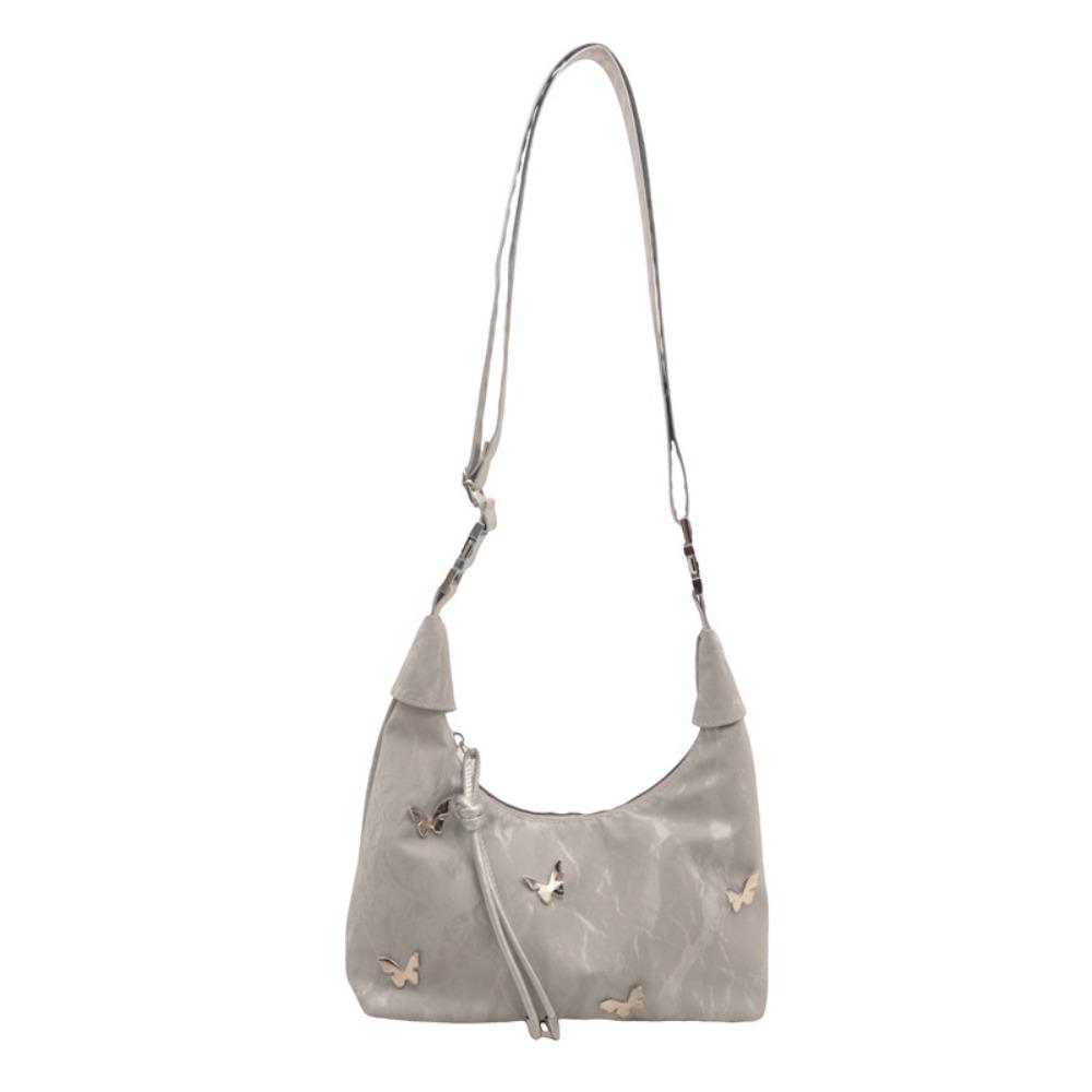 Сумка-клатч в форме пельменя на молнии, однотонная сумка через плечо, сумка-кроссбоди с бабочкой, для девочек серебряный
Сумка-клатч в форме пельменя на молнии, однотонная сумка через плечо, сумка-кроссбоди с бабочкой, для девочек серебряный