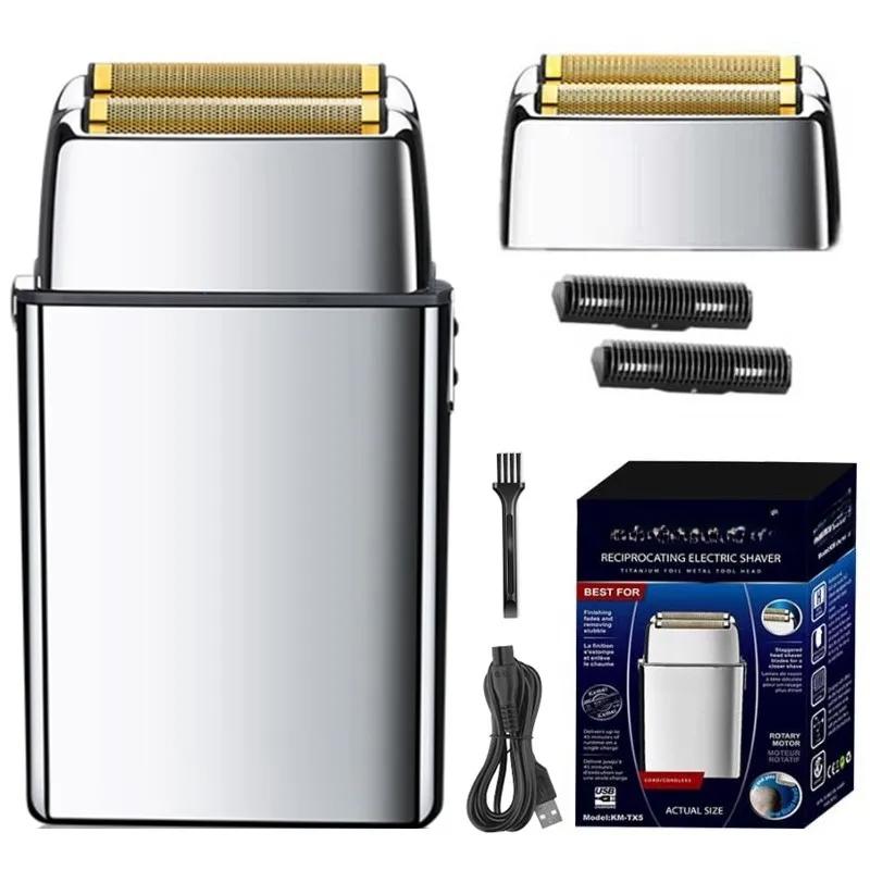 Metal Housing Barber Shop Hair Electric Shaver For Men Beard Bald Head Shaving Machine Rechargeable Electric Razor
Metal Housing Barber Shop Hair Electric Shaver For Men Beard Bald Head Shaving Machine Rechargeable Electric Razor