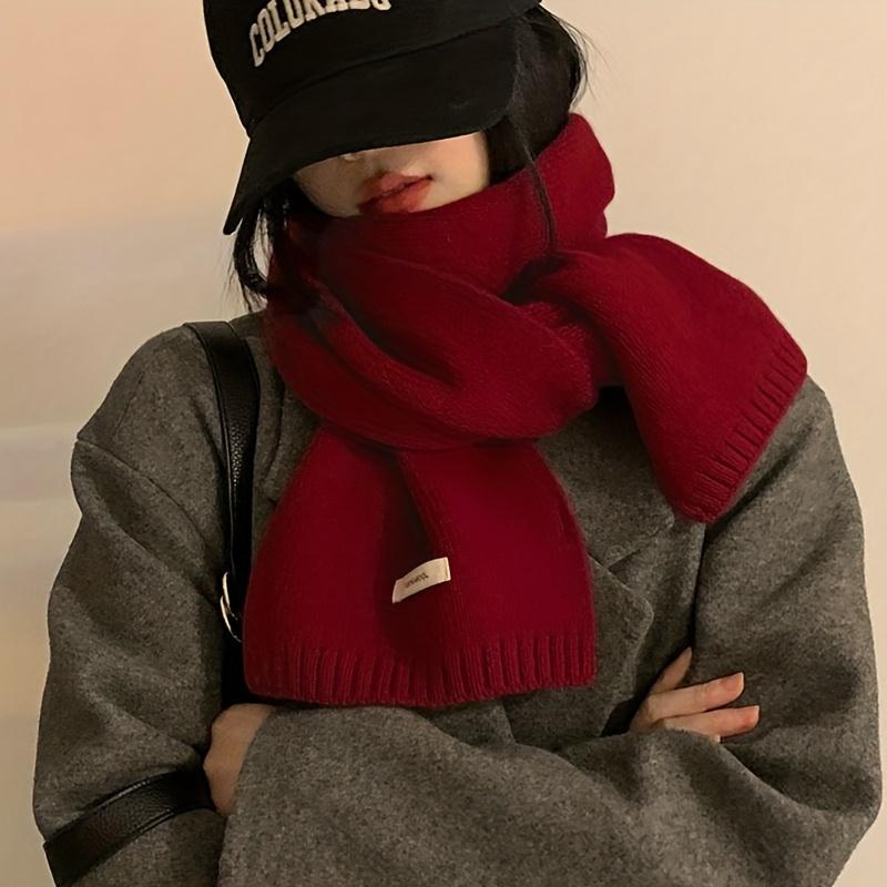 high qualityMen S And Women S Thick Soft Scarf - a Warm Neck Warmer for Winter, Elastic Stretchable Couple S Scarf, Hand Washable Durable Accessory Christmas Red
high qualityMen S And Women S Thick Soft Scarf - a Warm Neck Warmer for Winter, Elastic Stretchable Couple S Scarf, Hand Washable Durable Accessory Christmas Red