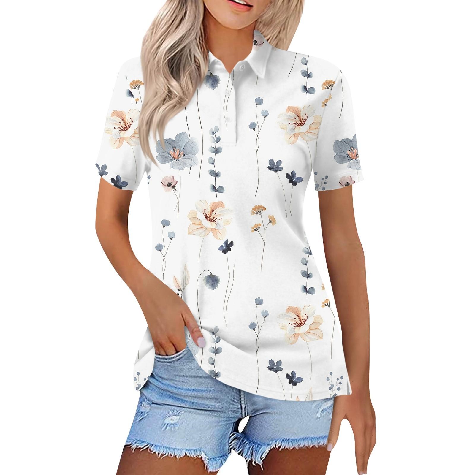 Женская модная повседневная рубашка с отворотом и коротким рукавом с цветочным принтом, женские топы на пуговицах S белый
Женская модная повседневная рубашка с отворотом и коротким рукавом с цветочным принтом, женские топы на пуговицах S белый