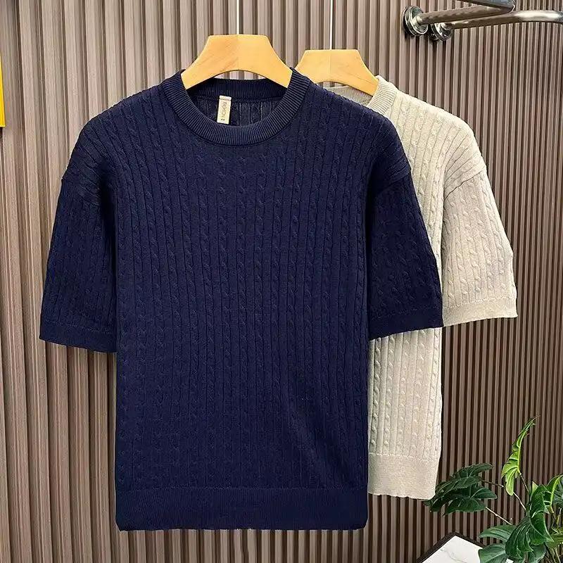 Men s Cable Knit Short Sleeve Sweater Crew Neck Casual Knit Top S темно-синього кольору
Men s Cable Knit Short Sleeve Sweater Crew Neck Casual Knit Top S темно-синього кольору