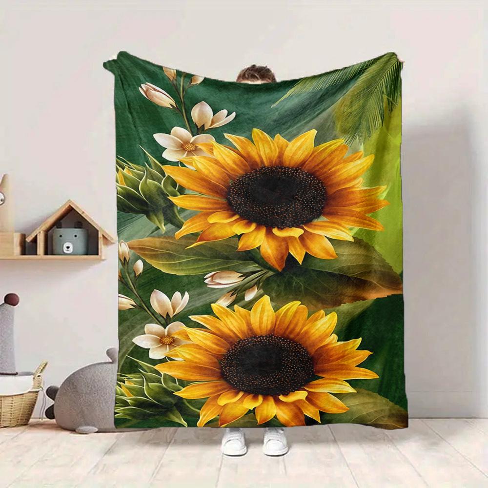 1pc Sunflower Bouquet Blanket Warm, Cozy, And Soft, Suitable for Sofas, Beds, Cars, And Office Use.Perfect for Camping And Travel, Making It a Great G 100x150cm
1pc Sunflower Bouquet Blanket Warm, Cozy, And Soft, Suitable for Sofas, Beds, Cars, And Office Use.Perfect for Camping And Travel, Making It a Great G 100x150cm