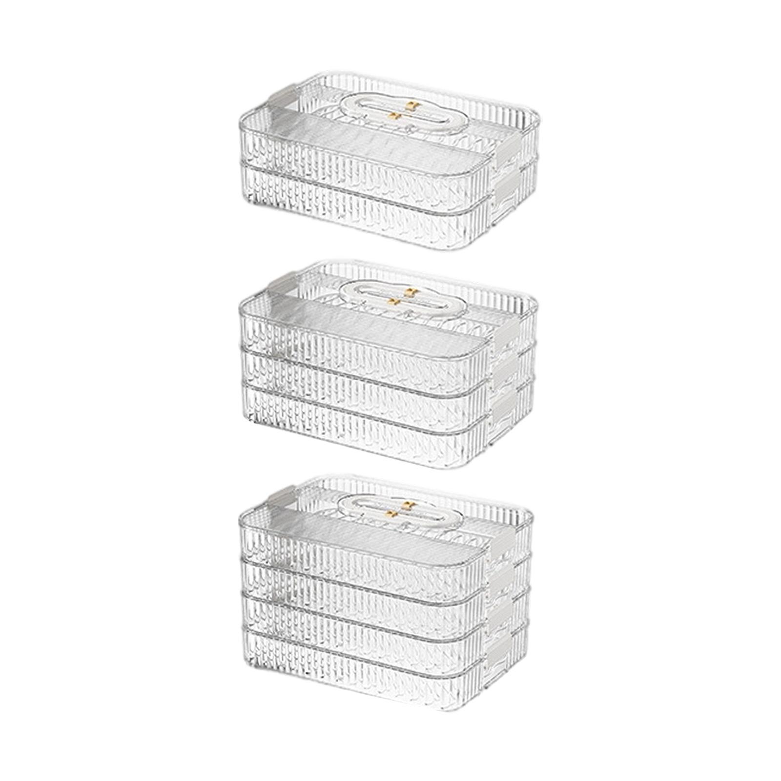 Dumplings Organizer Food Freezing Box Food Preservation Tray,Dumpling Storage Box Refrigerator Organizer Bin for Meat Noodles 2 layer
Dumplings Organizer Food Freezing Box Food Preservation Tray,Dumpling Storage Box Refrigerator Organizer Bin for Meat Noodles 2 layer