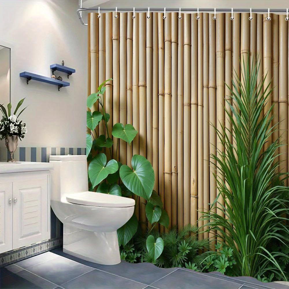 Natural Bamboo Grove Shower Curtain For A Serene And Inviting Bathroom, Featuring A Lush Design Of Vertical Bamboo Stalks W60H190(CM)-1 Pcs
Natural Bamboo Grove Shower Curtain For A Serene And Inviting Bathroom, Featuring A Lush Design Of Vertical Bamboo Stalks W60H190(CM)-1 Pcs