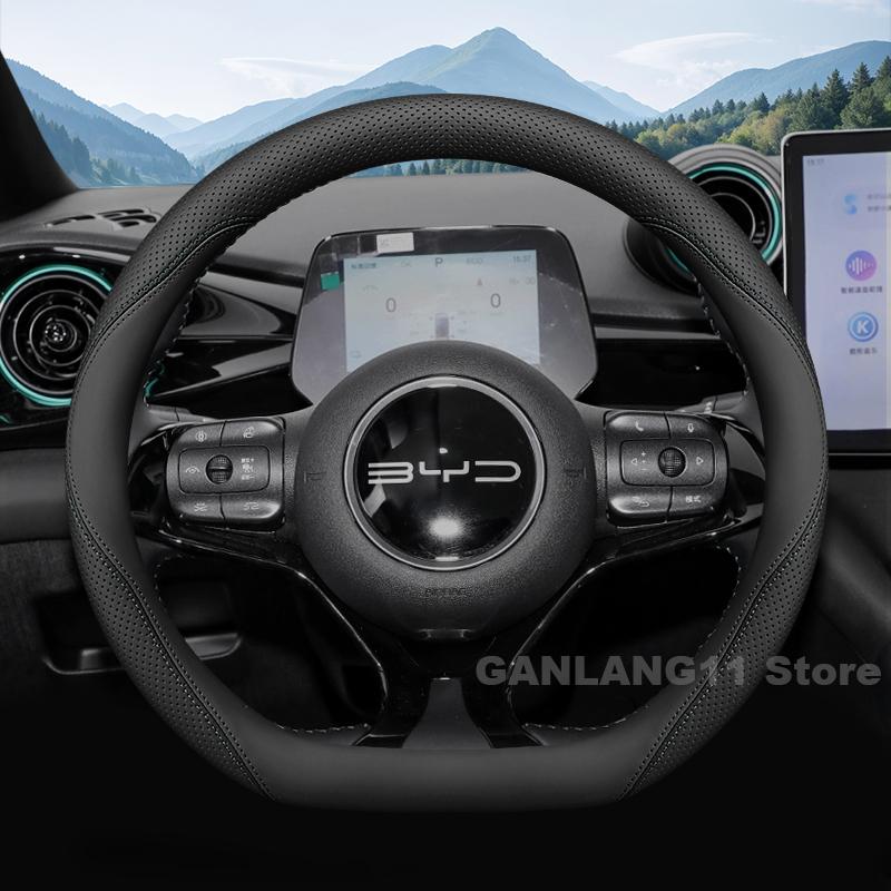 Car Leather Steering Wheel Cover For BYD Dolphin Mini 2024 2025 Non-slip Auto Steering Wheel BYD Dolphin Mini Accessories 2025
Car Leather Steering Wheel Cover For BYD Dolphin Mini 2024 2025 Non-slip Auto Steering Wheel BYD Dolphin Mini Accessories 2025