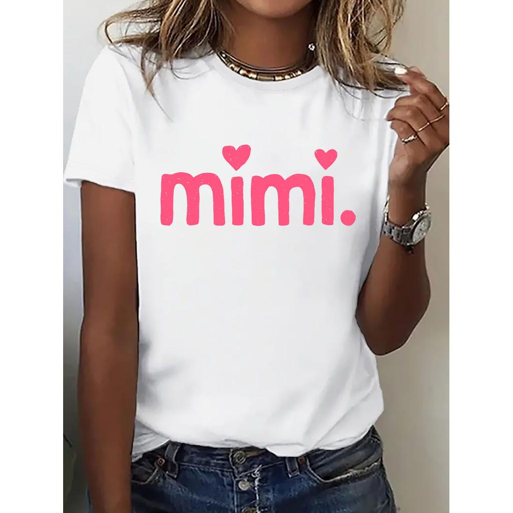 MIMI letters, creative print T-shirt, casual daily wear, soft and comfortable, simple trend, high quality short-sleeved T-shirt. XXL білий
MIMI letters, creative print T-shirt, casual daily wear, soft and comfortable, simple trend, high quality short-sleeved T-shirt. XXL білий