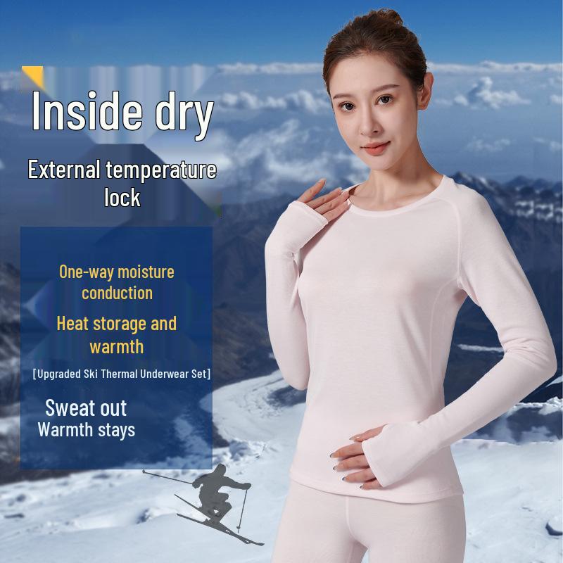 Women s High-Elastic Moisture-Wicking Warm Ski Underwear Set - Long-Sleeve & Quick-Drying for Autumn/Winter Fitness. Small
Women s High-Elastic Moisture-Wicking Warm Ski Underwear Set - Long-Sleeve & Quick-Drying for Autumn/Winter Fitness. Small