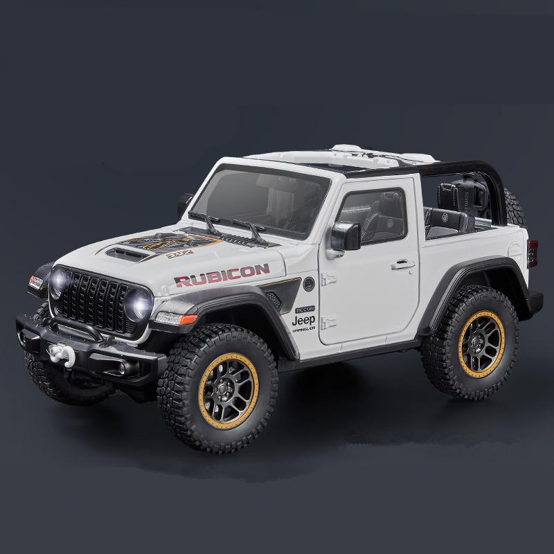 1:18 Wrangler Rubicon Alloy Car Model Diecasts Metal Off-road Vehicles Car Model Simulation Sound Light Childrens Toy Gift
1:18 Wrangler Rubicon Alloy Car Model Diecasts Metal Off-road Vehicles Car Model Simulation Sound Light Childrens Toy Gift