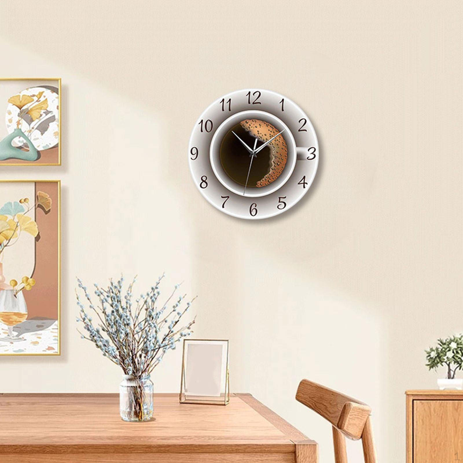 Coffee Wall Clock Big Round 12Inch Creative Silent Hanging Decorative Clocks
Coffee Wall Clock Big Round 12Inch Creative Silent Hanging Decorative Clocks