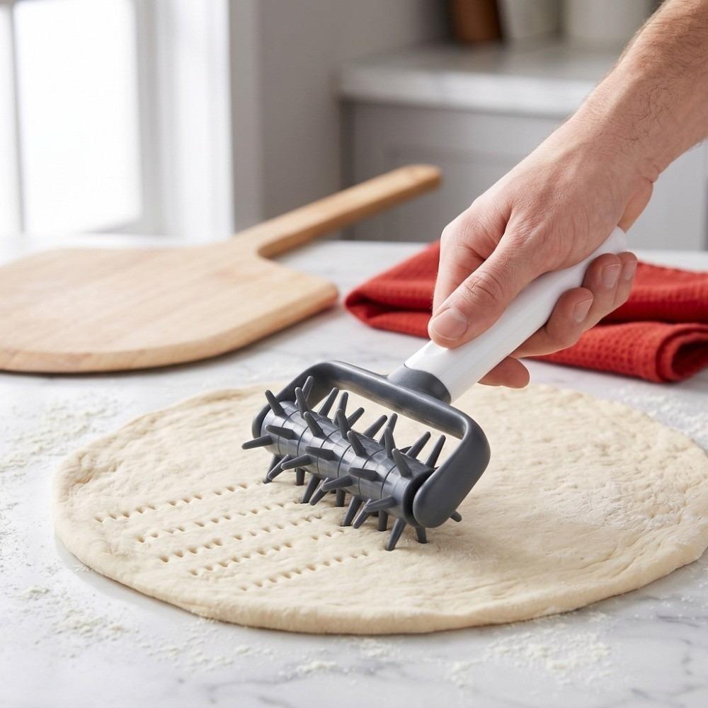 Handheld Dough Docker Roller Food-Grade Pizza Roller Spikes Docking Tool Home Kitchen Bakery
Handheld Dough Docker Roller Food-Grade Pizza Roller Spikes Docking Tool Home Kitchen Bakery