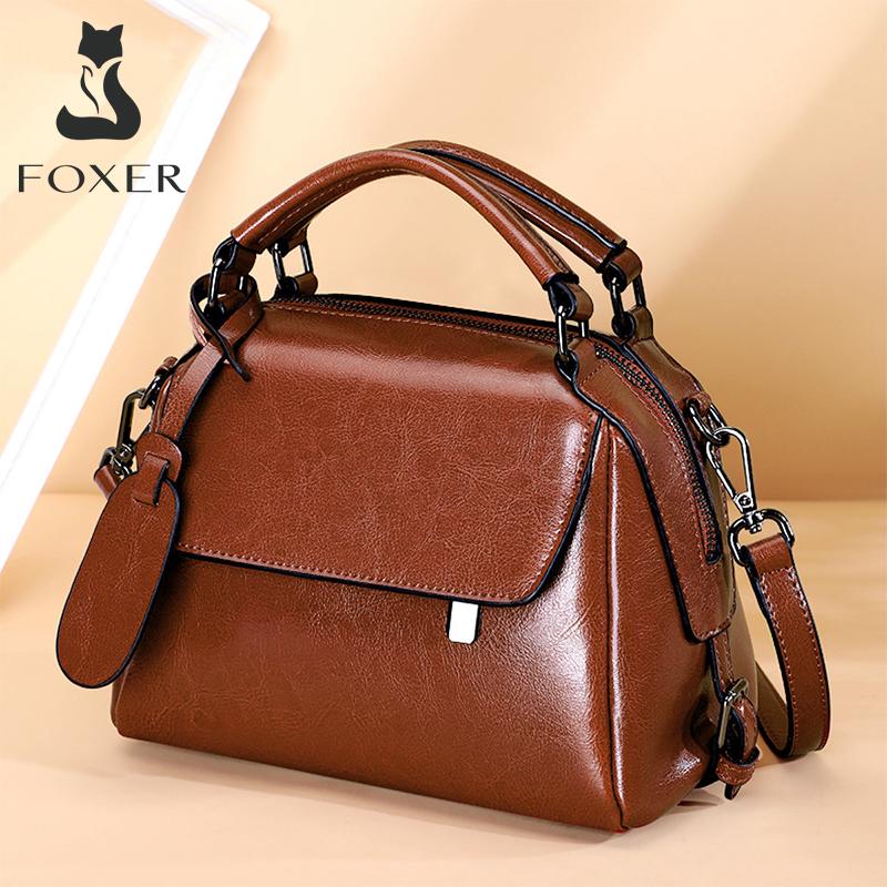 FOXER Luxury Split Leather Women s Handbag Retro Casual Crossbody Shoulder Bag High Quality Designer Ladies Daily Top-handle Bag
FOXER Luxury Split Leather Women s Handbag Retro Casual Crossbody Shoulder Bag High Quality Designer Ladies Daily Top-handle Bag