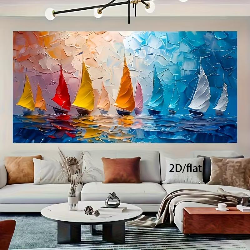 1pc Vibrant Impressionist Sailboat Canvas Art - Frameless Modern Wall Decor, Colorful Seaside Scene for Living Room & Bedroom, C (as the picture,50x100cm No Frame)
1pc Vibrant Impressionist Sailboat Canvas Art - Frameless Modern Wall Decor, Colorful Seaside Scene for Living Room & Bedroom, C (as the picture,50x100cm No Frame)