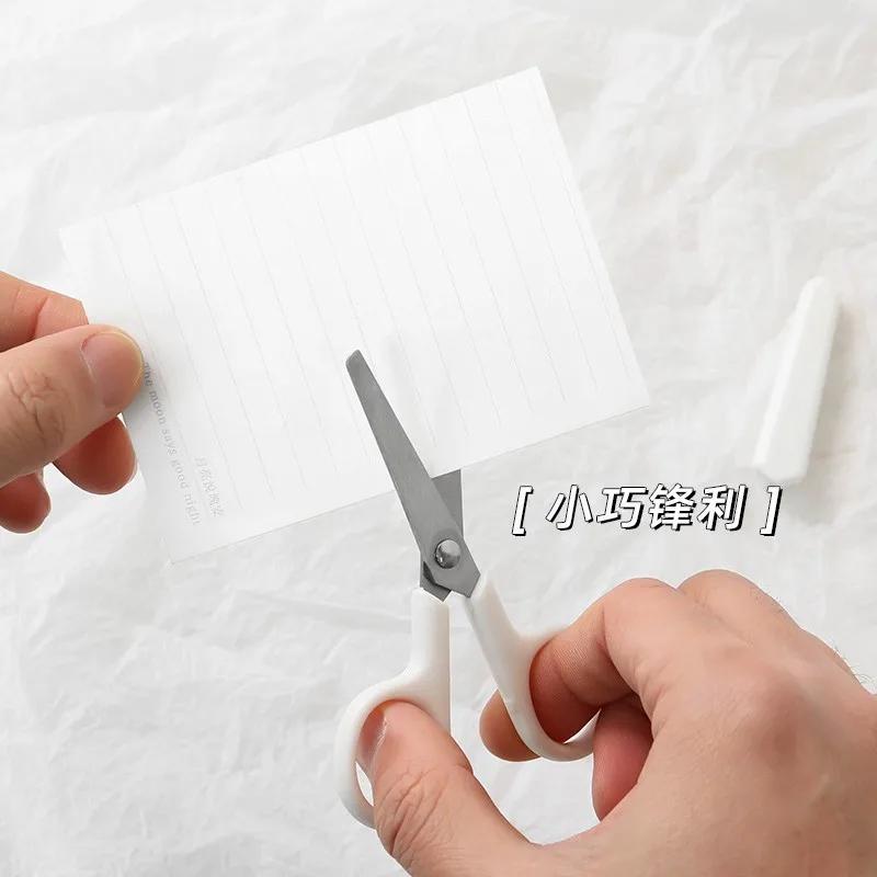 1 Piece Simplicity Scissors Mini White Color Korean Fashion Stationery Scissors Portable Cute Paper Scrapbook Scissors School
1 Piece Simplicity Scissors Mini White Color Korean Fashion Stationery Scissors Portable Cute Paper Scrapbook Scissors School