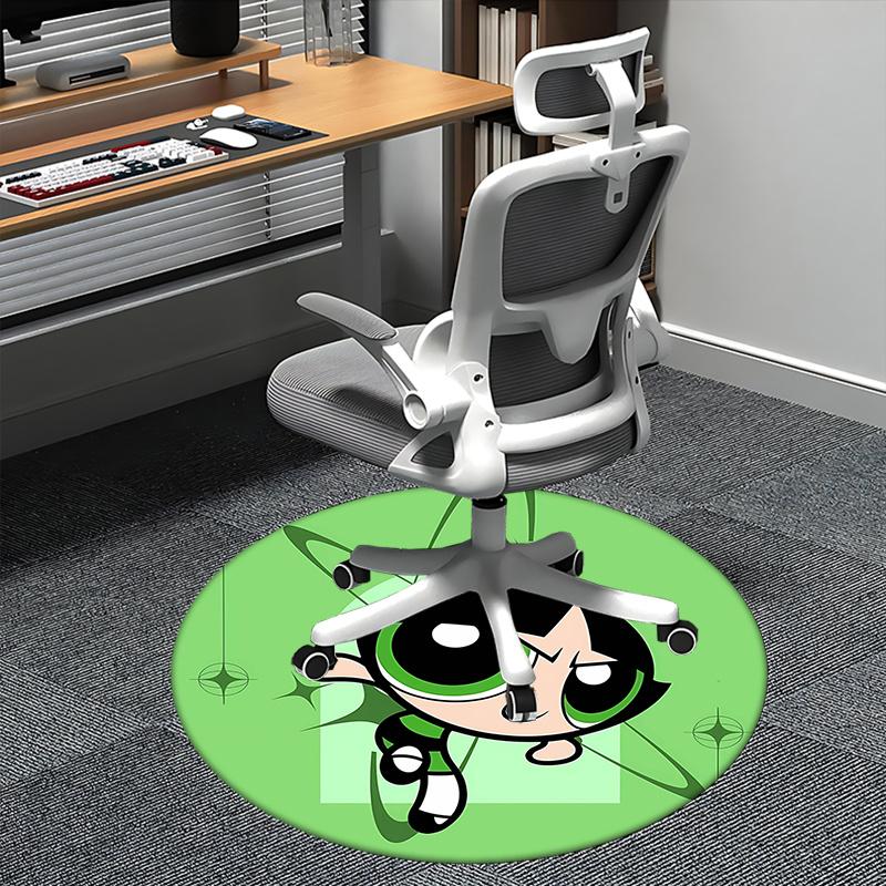 Powerpuff Girls,Buttercup Chair mat Round Rug-Office carpet, Machine Washable, Non-slip, Suitable for Living Rooms, Bedrooms, Entryways, and 80cm by 80cm
Powerpuff Girls,Buttercup Chair mat Round Rug-Office carpet, Machine Washable, Non-slip, Suitable for Living Rooms, Bedrooms, Entryways, and 80cm by 80cm