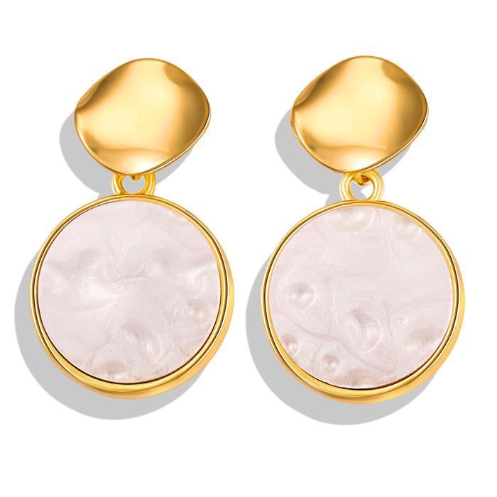 Fashion Drop Round Heart Dangle Earring For Women Lover New Gold Color Korean Earrings 2019 Wedding Geometric Zircon Wholesale
Fashion Drop Round Heart Dangle Earring For Women Lover New Gold Color Korean Earrings 2019 Wedding Geometric Zircon Wholesale