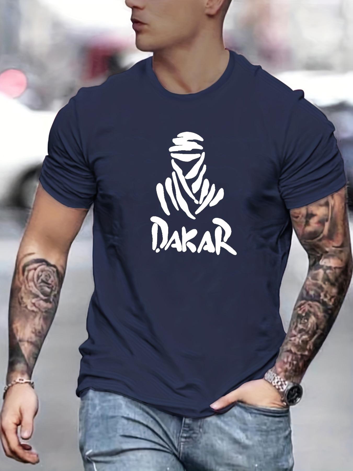 Mens summer pure cotton fashionable casual loose Dakar style printed round neck short sleeved Tshirt top 3XL
Mens summer pure cotton fashionable casual loose Dakar style printed round neck short sleeved Tshirt top 3XL