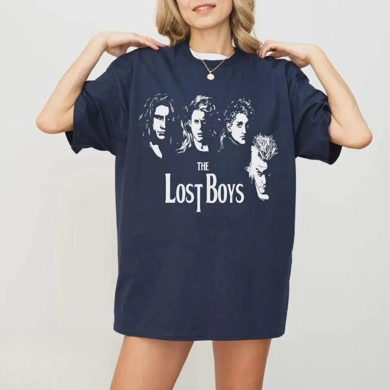 Lost Boys vampire Tshirt classic horror style loose Y2K short sleeved unisex casual pure cotton top Women clothing S
Lost Boys vampire Tshirt classic horror style loose Y2K short sleeved unisex casual pure cotton top Women clothing S
