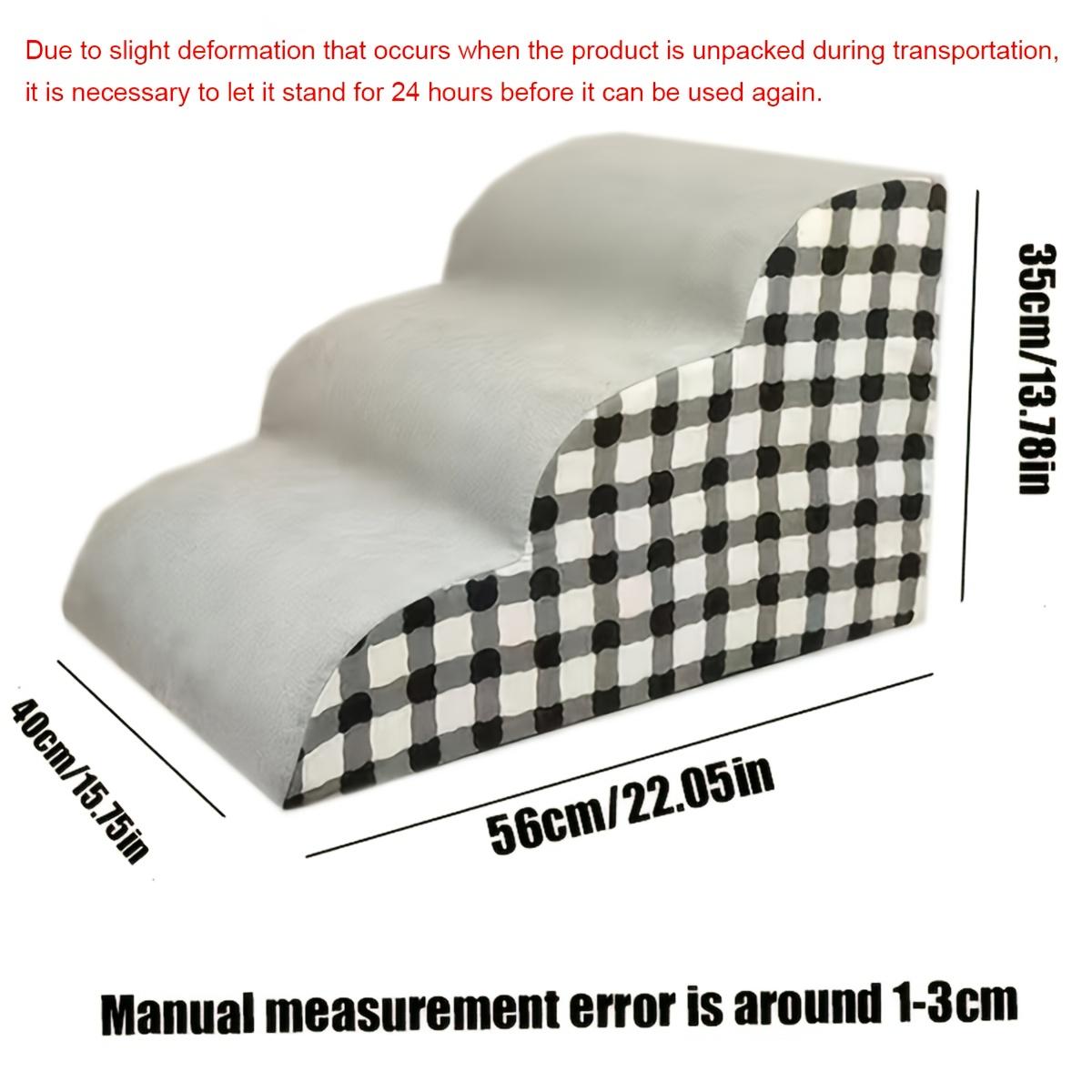 Суперширокий 2/3-слойный противоскользящий пандус для собак - Pet Step, подходит для маленьких и средних собак с решетчатым рисунком, ступенька из мягкой ткани 3 layers чёрный
Суперширокий 2/3-слойный противоскользящий пандус для собак - Pet Step, подходит для маленьких и средних собак с решетчатым рисунком, ступенька из мягкой ткани 3 layers чёрный