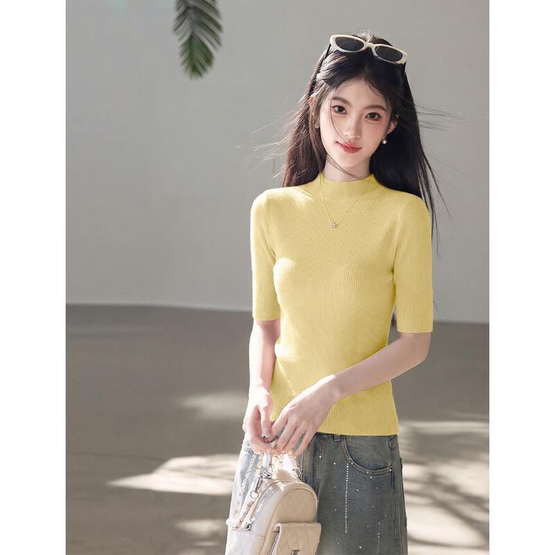 Mokana Women s Minimalist Mock Neck Mid-Sleeve Knit Top One Size
Mokana Women s Minimalist Mock Neck Mid-Sleeve Knit Top One Size
