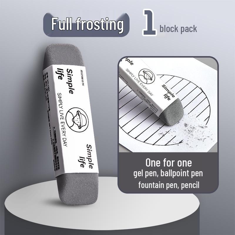 Frosted Dual Eraser for Ballpoint, Gel, Fountain, and Ink Pens - Ideal for Students and Exams, No Smudges
Frosted Dual Eraser for Ballpoint, Gel, Fountain, and Ink Pens - Ideal for Students and Exams, No Smudges