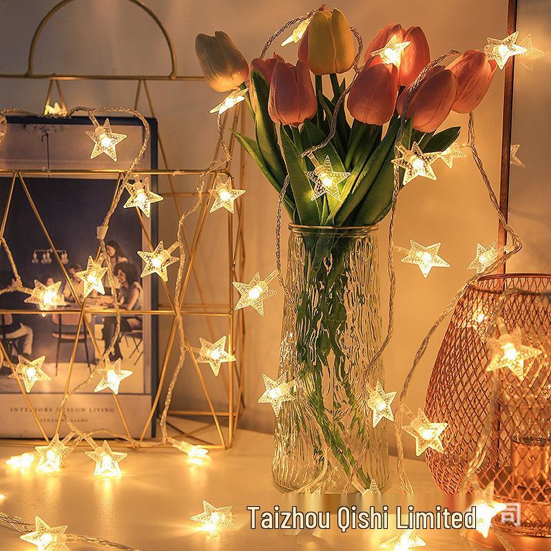 Solar LED Star String Lights - Colorful Flashing Outdoor Decorations for Festivals and Camping Atmosphere Battery 1.6m 10 LEDs Steady
Solar LED Star String Lights - Colorful Flashing Outdoor Decorations for Festivals and Camping Atmosphere Battery 1.6m 10 LEDs Steady
