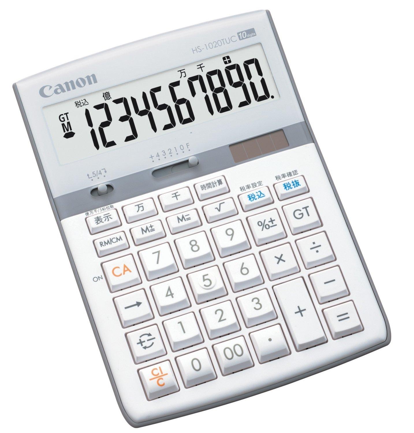 Canon Calculator 10 Digits Tabletop Size Tens of Millions Function Antibacterial White HS-1020TUC білий
Canon Calculator 10 Digits Tabletop Size Tens of Millions Function Antibacterial White HS-1020TUC білий