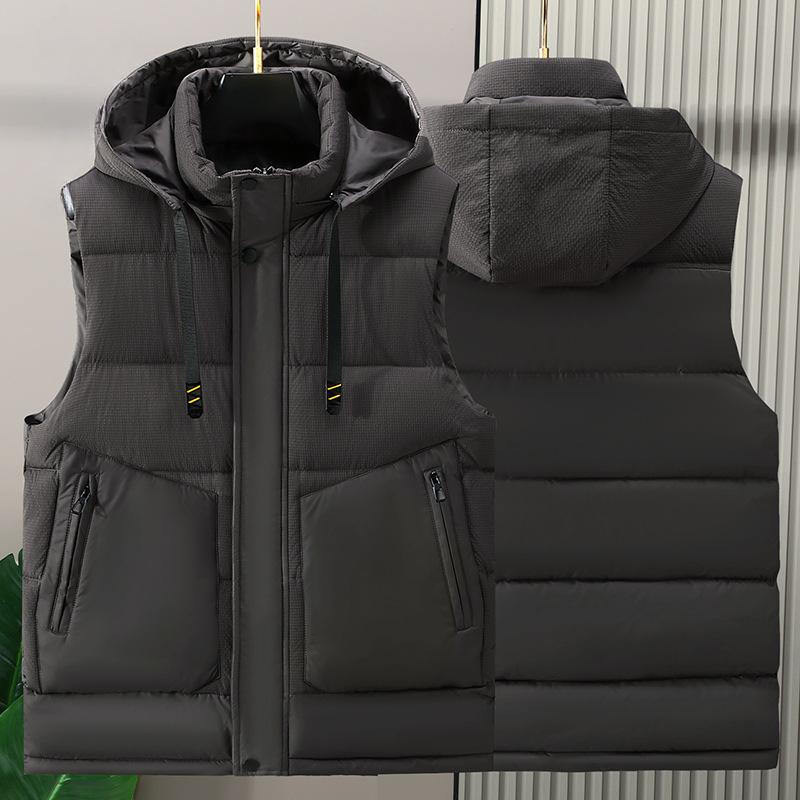 Add Fertilizer To Increase Thickening Autumn and Winter Casual Men s Vest Jacket 5XL сірий
Add Fertilizer To Increase Thickening Autumn and Winter Casual Men s Vest Jacket 5XL сірий