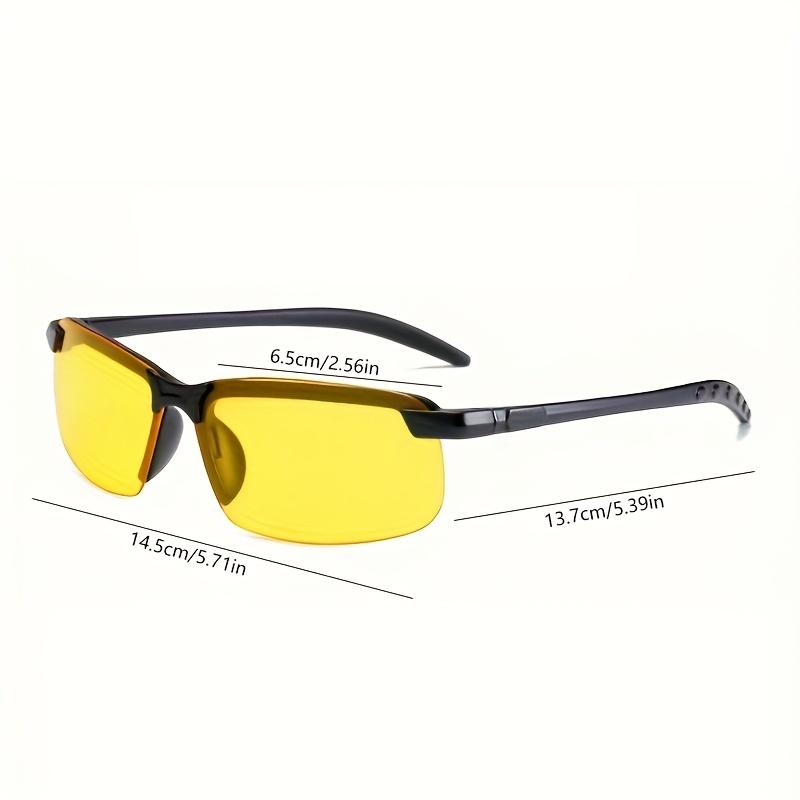 Classic Yellow Glasses Night Vision Goggles, Fashionable Glasses Suitable for Day and Night, PC Material Frame and Lenses
Classic Yellow Glasses Night Vision Goggles, Fashionable Glasses Suitable for Day and Night, PC Material Frame and Lenses