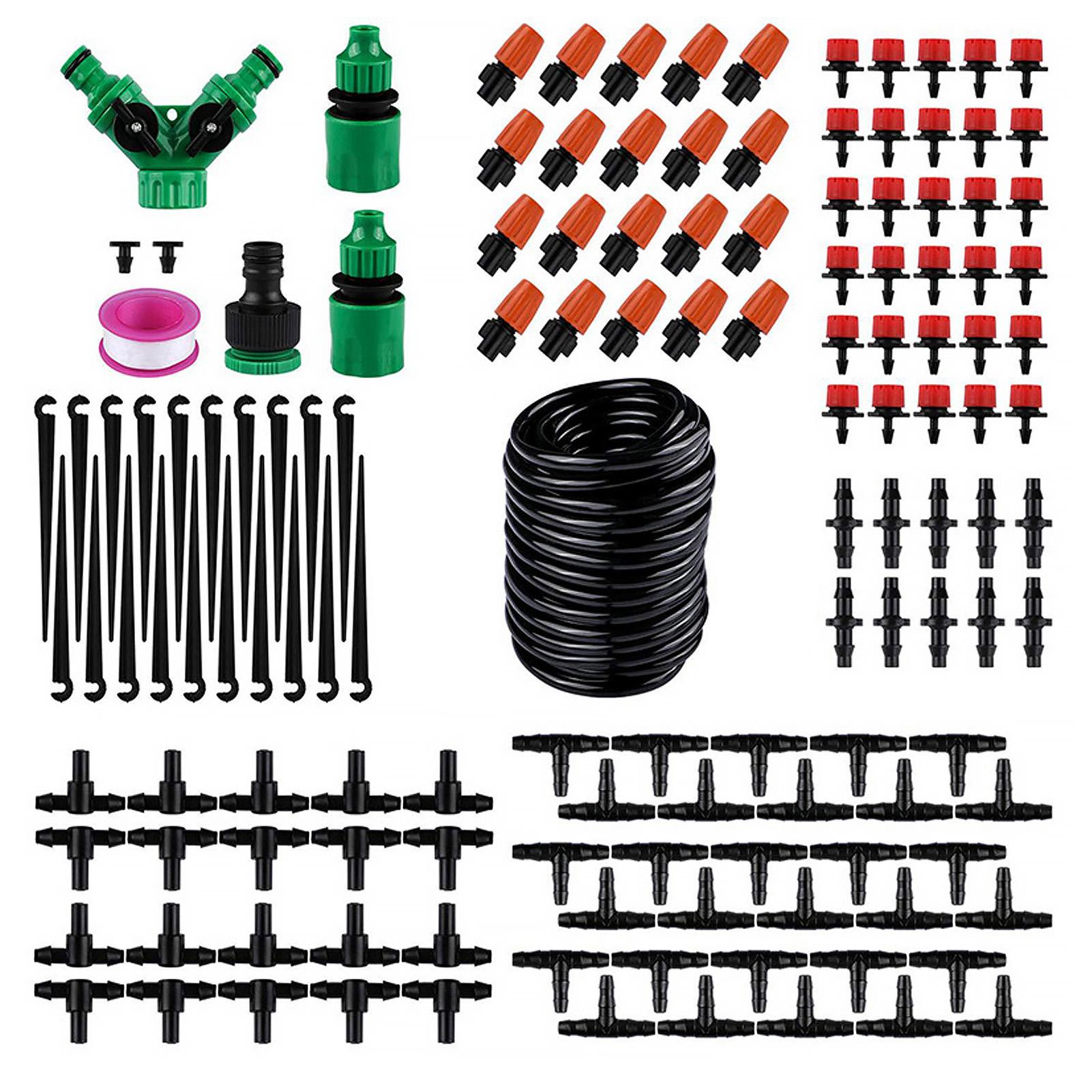 Watering Kit Irrigation System 30m Hose Adjustable Nozzle Dripper Watering Equipment Set for Plant
Watering Kit Irrigation System 30m Hose Adjustable Nozzle Dripper Watering Equipment Set for Plant