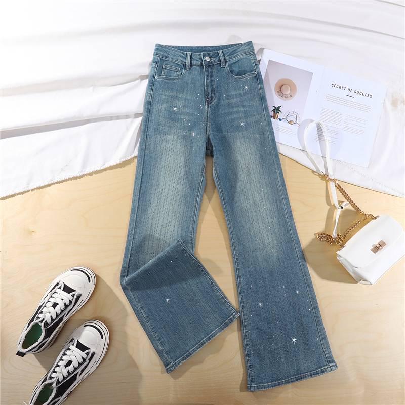 Women s Star-Studded Flare Jeans - Soft, Comfortable, Micro Flare, Non-Stick, Super Flash Design. XL
Women s Star-Studded Flare Jeans - Soft, Comfortable, Micro Flare, Non-Stick, Super Flash Design. XL