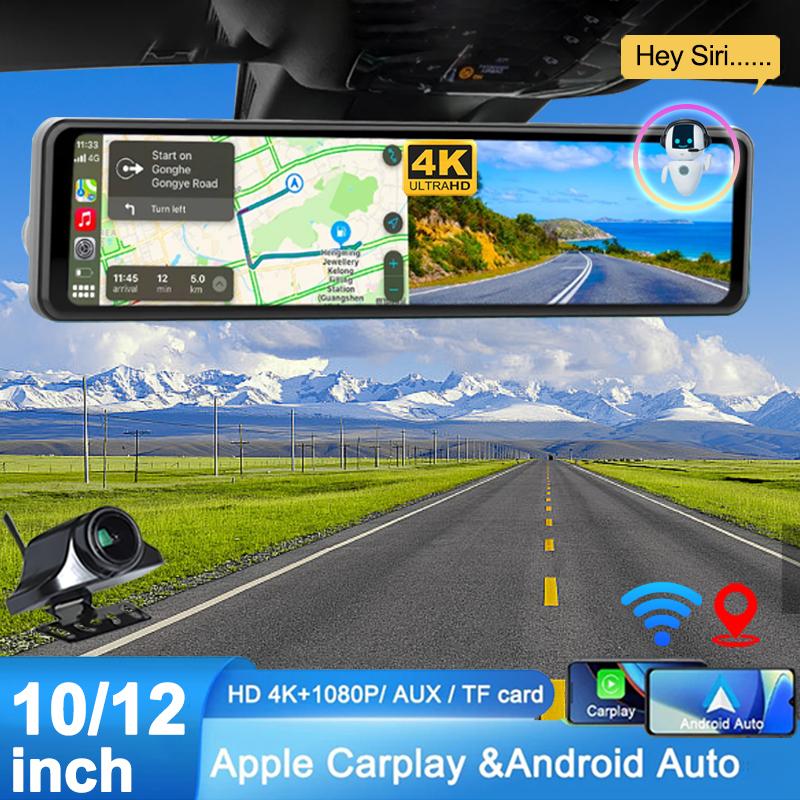 12-дюймовое зеркало заднего вида, беспроводной Carplay Android Auto 4K видеорегистратор, Wi-Fi камера заднего вида, видеорегистратор для автомобиля, видеорегистратор, GPS-навигация NONE
12-дюймовое зеркало заднего вида, беспроводной Carplay Android Auto 4K видеорегистратор, Wi-Fi камера заднего вида, видеорегистратор для автомобиля, видеорегистратор, GPS-навигация NONE