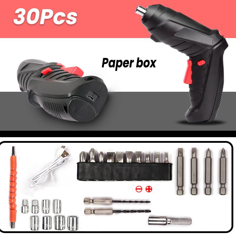 4v Electric Screwdriver Household Electric Drill Cordless Screwdriver Bits Set Household Maintenance Repair Power Tools Set
4v Electric Screwdriver Household Electric Drill Cordless Screwdriver Bits Set Household Maintenance Repair Power Tools Set