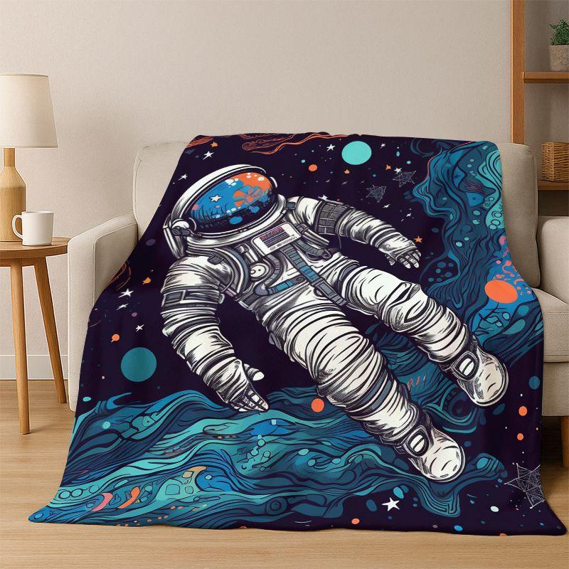 Cartoon Astronaut Universe Spaceman Outer Space Flannel Blanket Soft Warm Throw Blanket for Bedroom Living Room Bed Travel kids 75x90cm
Cartoon Astronaut Universe Spaceman Outer Space Flannel Blanket Soft Warm Throw Blanket for Bedroom Living Room Bed Travel kids 75x90cm