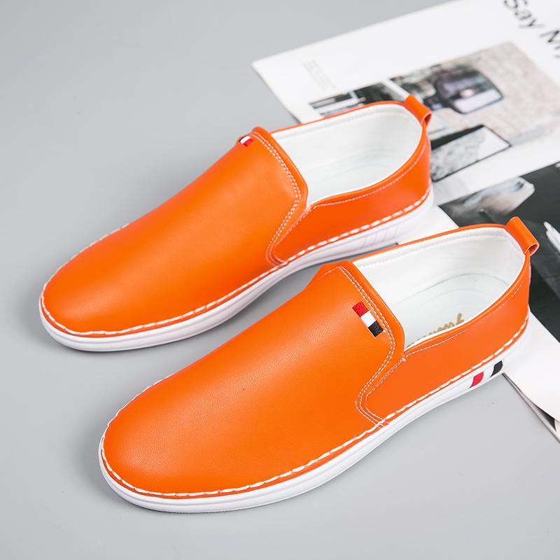 Мужские повседневные мокасины Personality, легкие кожаные мужские туфли без застежек на плоской подошве, элегантные туфли в стиле минимализма, мужские дышащие туфли для вождения 44 оранжевый
Мужские повседневные мокасины Personality, легкие кожаные мужские туфли без застежек на плоской подошве, элегантные туфли в стиле минимализма, мужские дышащие туфли для вождения 44 оранжевый