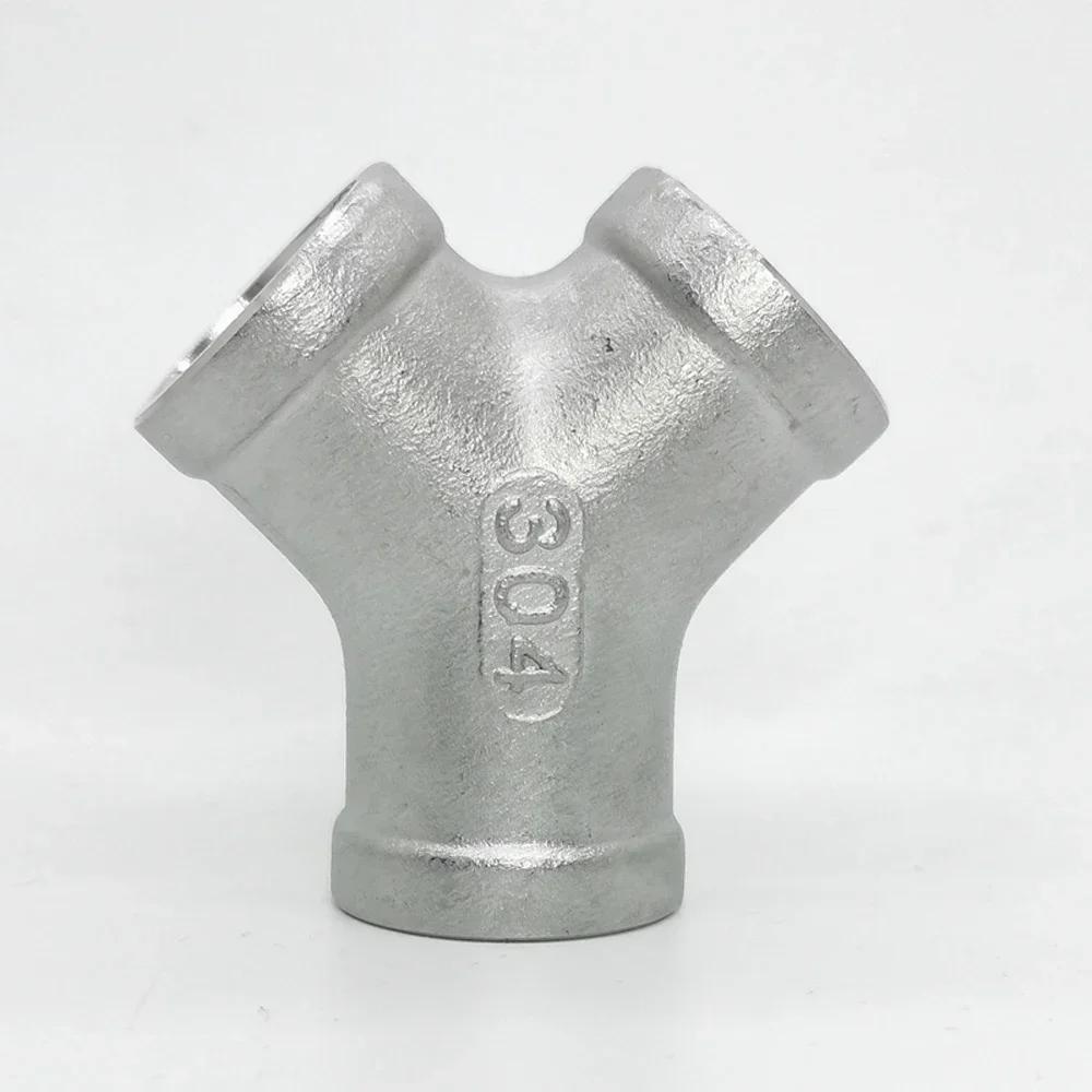 1/4 3/8 1/2 3/4 1 1-1/4 1-1/2 2 BSP Female Y Shape 3 Ways Connector Coupler Splitter 304 Stainless Steel Pipe Fitting (as the picture,1l4 BSPT)
1/4 3/8 1/2 3/4 1 1-1/4 1-1/2 2 BSP Female Y Shape 3 Ways Connector Coupler Splitter 304 Stainless Steel Pipe Fitting (as the picture,1l4 BSPT)