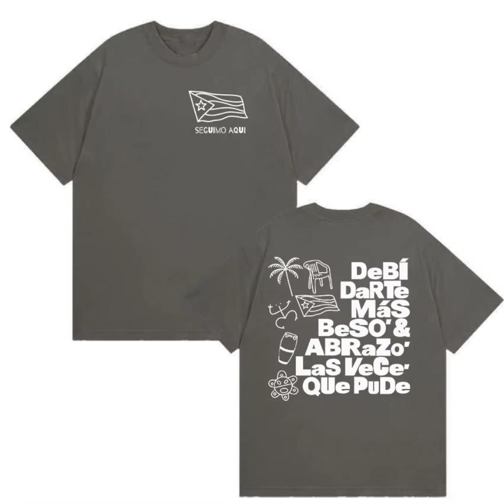 Debi Tirar Mas Fotos Double Sided Print T Shirts Bad Bunny Album Fans Gift Tshirt Unisexs Women Casual Cotton Oversized Tees 4XL
Debi Tirar Mas Fotos Double Sided Print T Shirts Bad Bunny Album Fans Gift Tshirt Unisexs Women Casual Cotton Oversized Tees 4XL