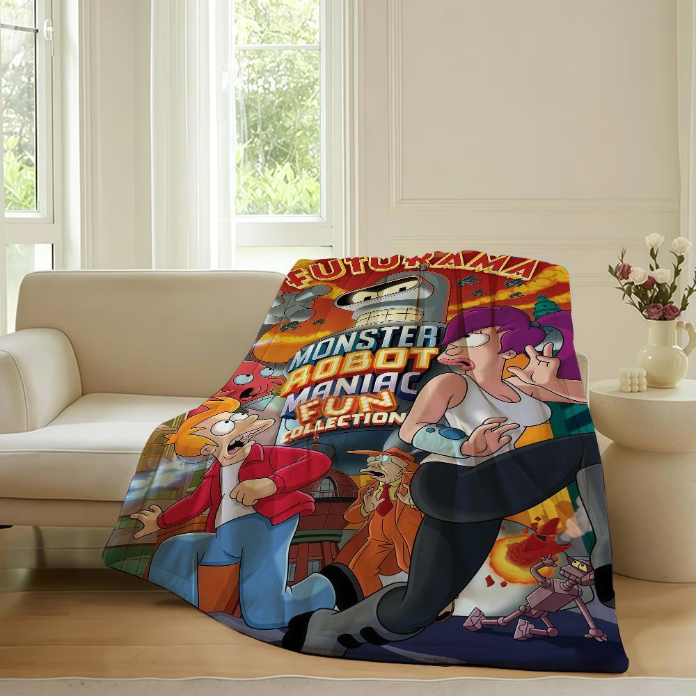 Adventure cartoon F Futurama Blanket For Sofa Office Bed Plane Travel Sleep Read Relax Camping Soft And Warm 75x90cm
Adventure cartoon F Futurama Blanket For Sofa Office Bed Plane Travel Sleep Read Relax Camping Soft And Warm 75x90cm