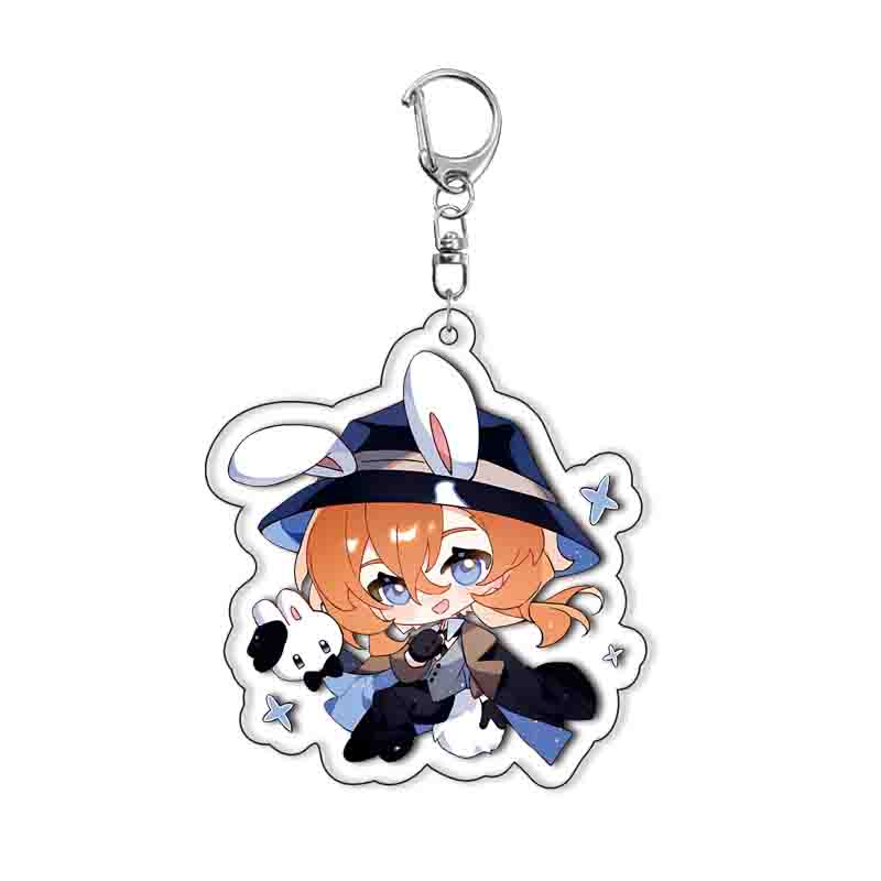 Bungo Stray Dogs Cute Anime Keychain For Nakahara Chuya Nakajima Atsushi Ryunosuke Akutagawa Dazai Osamu Edogawa Rampo 6 cm
Bungo Stray Dogs Cute Anime Keychain For Nakahara Chuya Nakajima Atsushi Ryunosuke Akutagawa Dazai Osamu Edogawa Rampo 6 cm