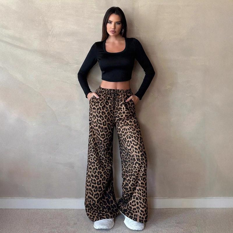 2026 Women s Satin Casual Pants Spring High-Waisted Leopard Print Loose Straight-Leg Satin Wide-Leg Long Pants XL коричневий
2026 Women s Satin Casual Pants Spring High-Waisted Leopard Print Loose Straight-Leg Satin Wide-Leg Long Pants XL коричневий