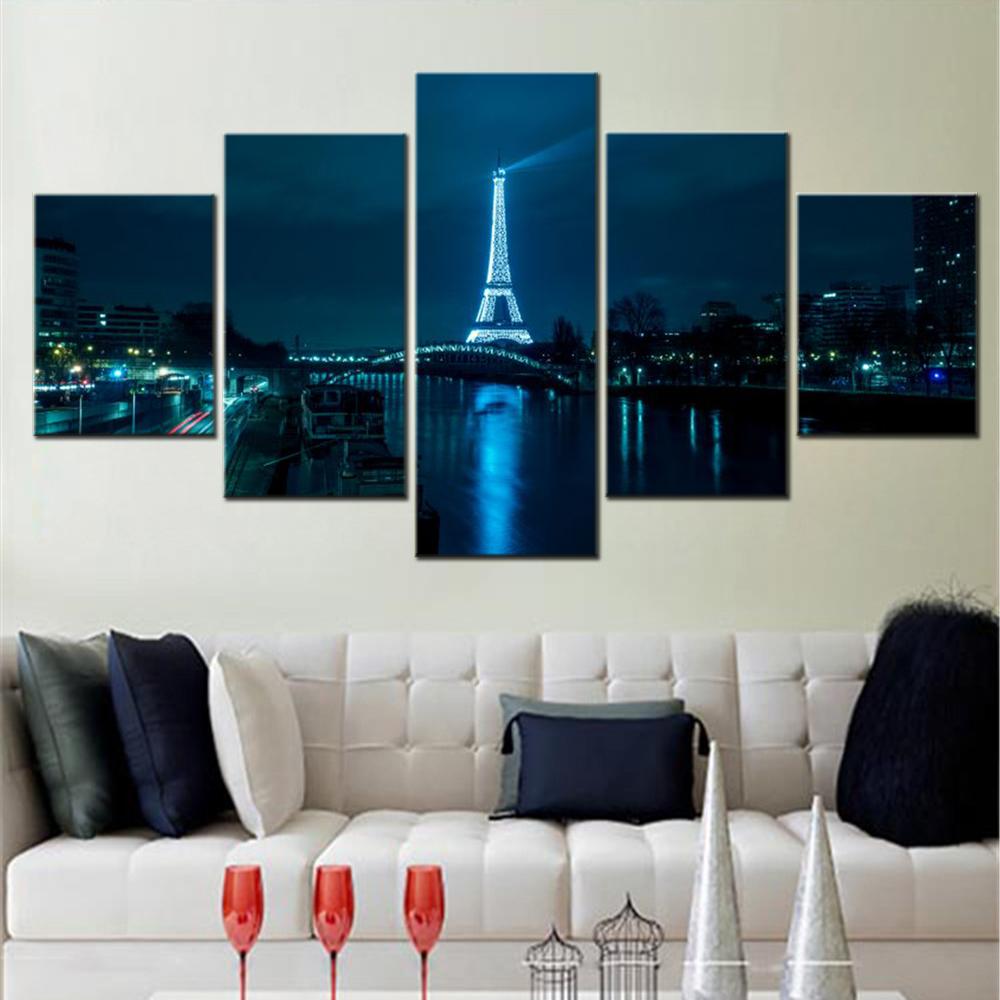 5 Pieces Canvas Wall Arts Poster Painting Eiffel Tower Night Paris France Wallpaper Modular Picture Print Home Decor Living Room 20X35 20X45 20X55CM
5 Pieces Canvas Wall Arts Poster Painting Eiffel Tower Night Paris France Wallpaper Modular Picture Print Home Decor Living Room 20X35 20X45 20X55CM
