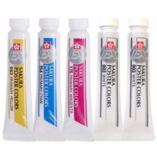 Sakura Crepas Paint Poster Color EX Три основных цвета + белый набор из 2 PEW5W2
Sakura Crepas Paint Poster Color EX Три основных цвета + белый набор из 2 PEW5W2