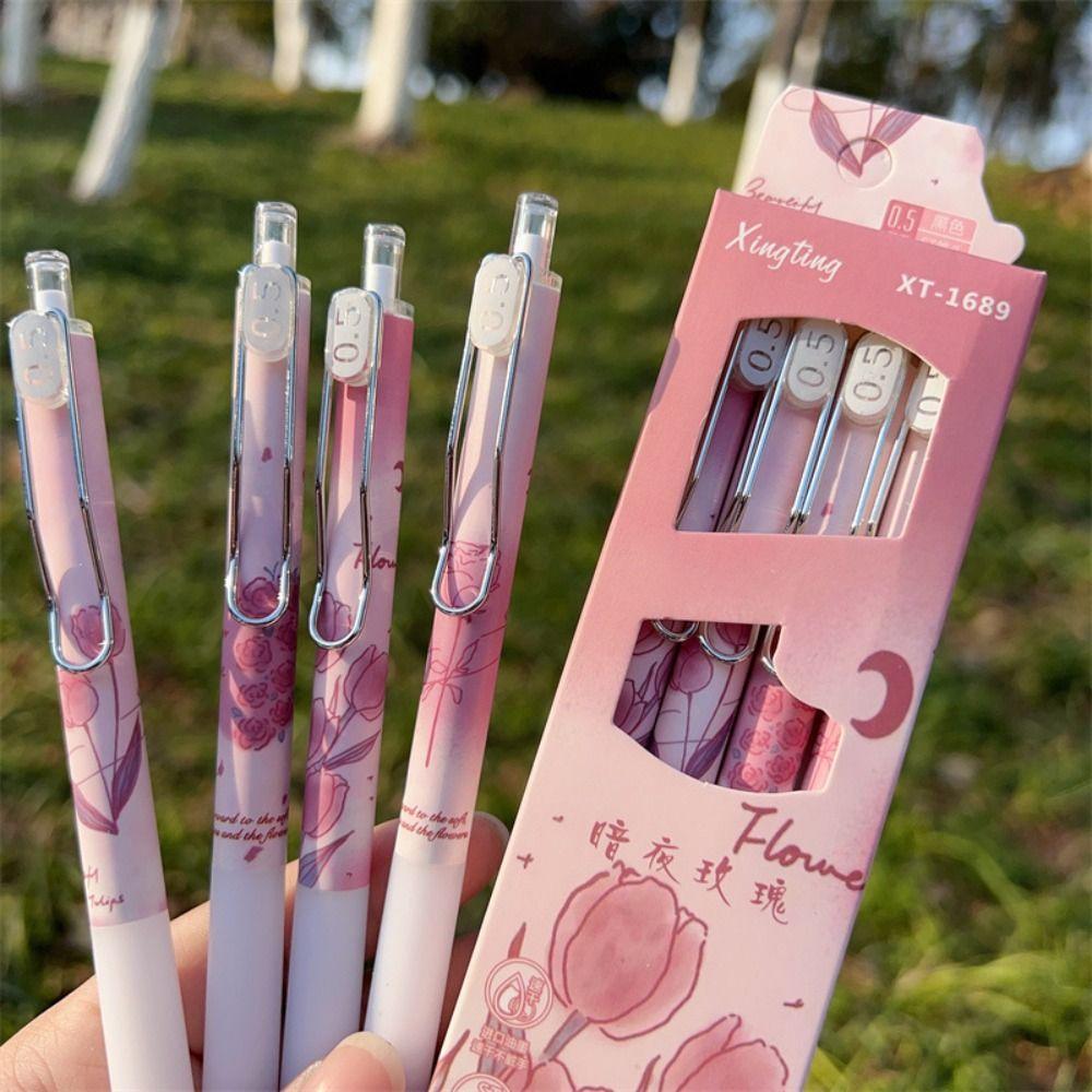 Тюльпаны с черными чернилами Пишущий инструмент Нажимные гелевые ручки Шариковая ручка Ручка для подписи Нейтральная ручка Rose
Тюльпаны с черными чернилами Пишущий инструмент Нажимные гелевые ручки Шариковая ручка Ручка для подписи Нейтральная ручка Rose