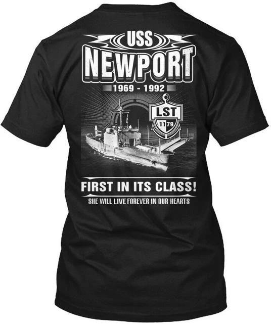 Uss Newport Lst-1179 Lst 1179 1969-1992 First In Its T shirt Made in USA S-5XL L
Uss Newport Lst-1179 Lst 1179 1969-1992 First In Its T shirt Made in USA S-5XL L
