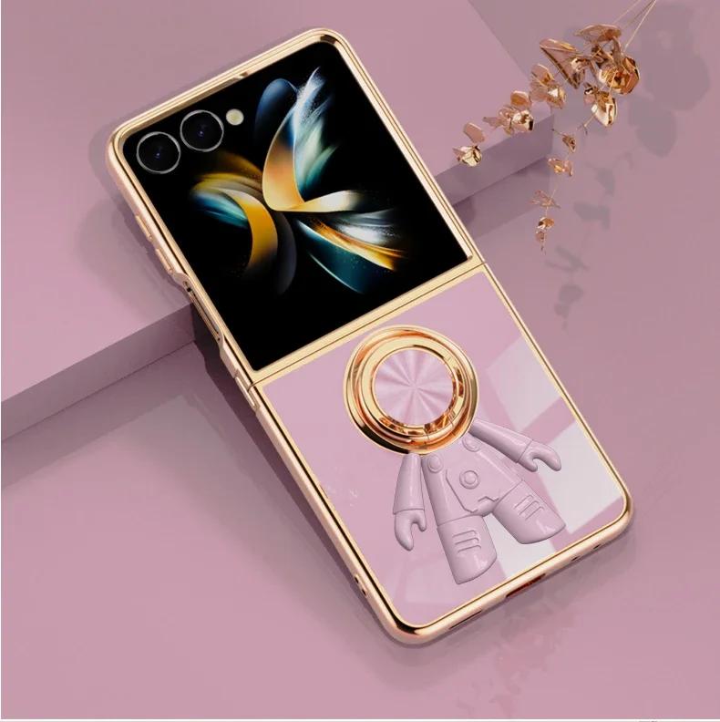Stylish Astronaut Small Person Plating Phone Cases for Samsung Galaxy Z Flip 7 FE 6 5 4 3 Magnetic Ring Bracket Anti-fall Cover Galaxy Z Flip7 фиолетовый
Stylish Astronaut Small Person Plating Phone Cases for Samsung Galaxy Z Flip 7 FE 6 5 4 3 Magnetic Ring Bracket Anti-fall Cover Galaxy Z Flip7 фиолетовый